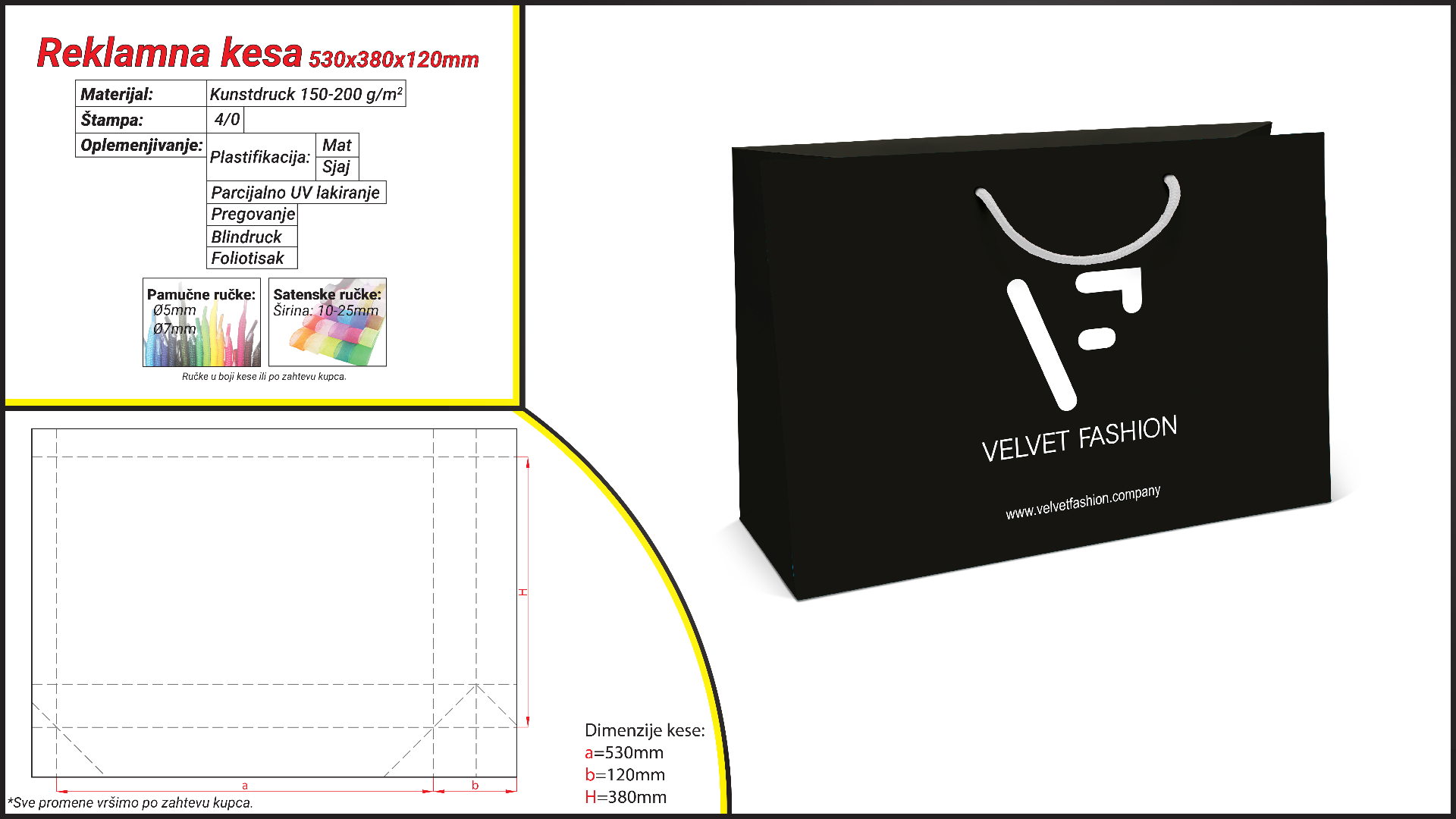 Kesa 530x380x120mm