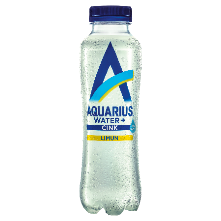 Aquarius voda zn+lemon 400ml