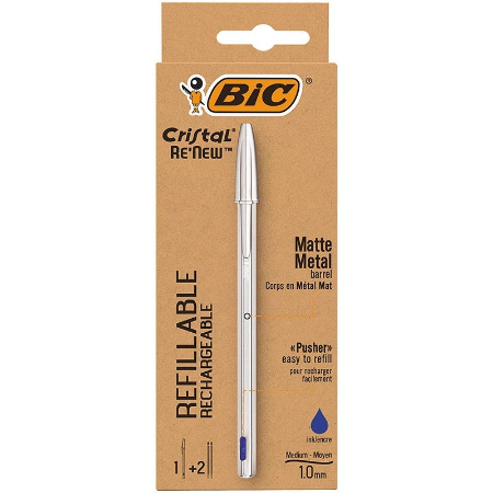 Bic CRISTAL METAL hemijska olovka plava