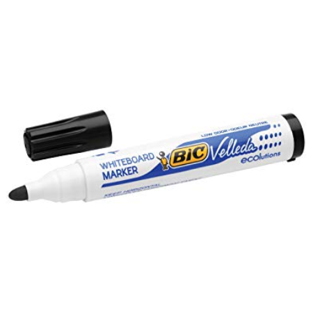 Bic crni brisivi marker VELLEDA 1701