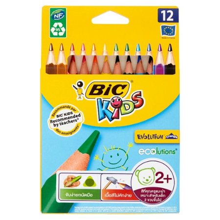 Bic drvene boje Triangle 1/12