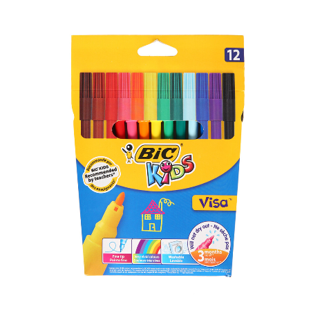 Bic flomasteri Visa 1/12