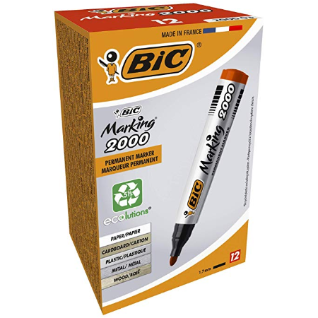 Bic permanent marker crveni 2000 obli vrh