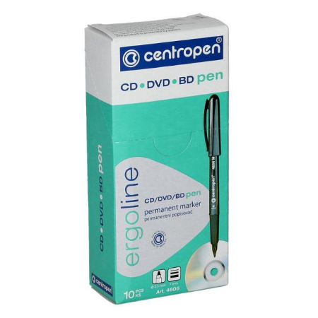 Centropen marker 4606/1 crni za CD/DVD diskove