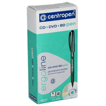 Centropen marker 4606/1 crveni za CD/DVD diskove
