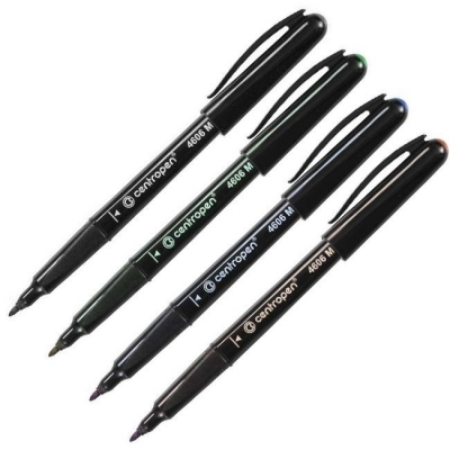 Centropen marker 4606/1 crveni za CD/DVD diskove