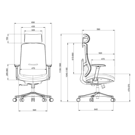 Ergonomska kancelarijska stolica UGD Task Master