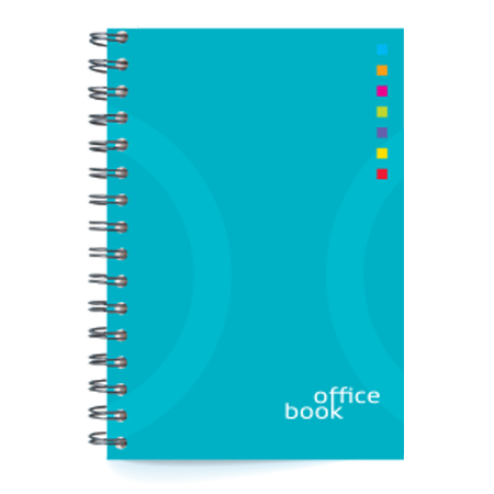 Sveska spirala A4 dikto 56 l OFFICE BOOK